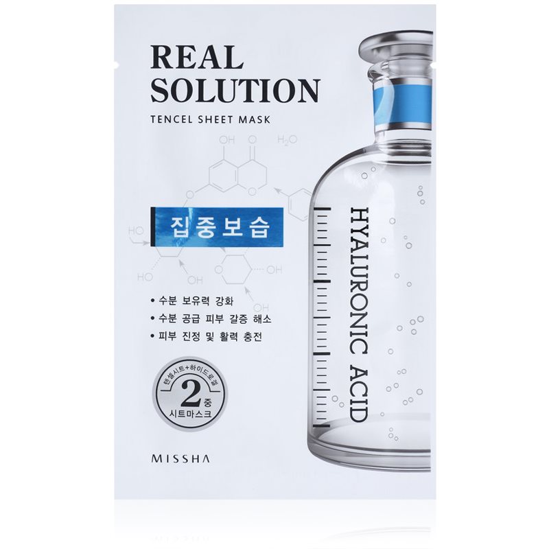 

Missha Real Solution тканинна маска зі зволожуючим ефектом