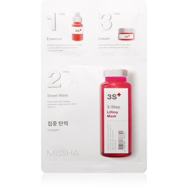 Missha 3-Step liftingová maska ve třech krocích 25 g