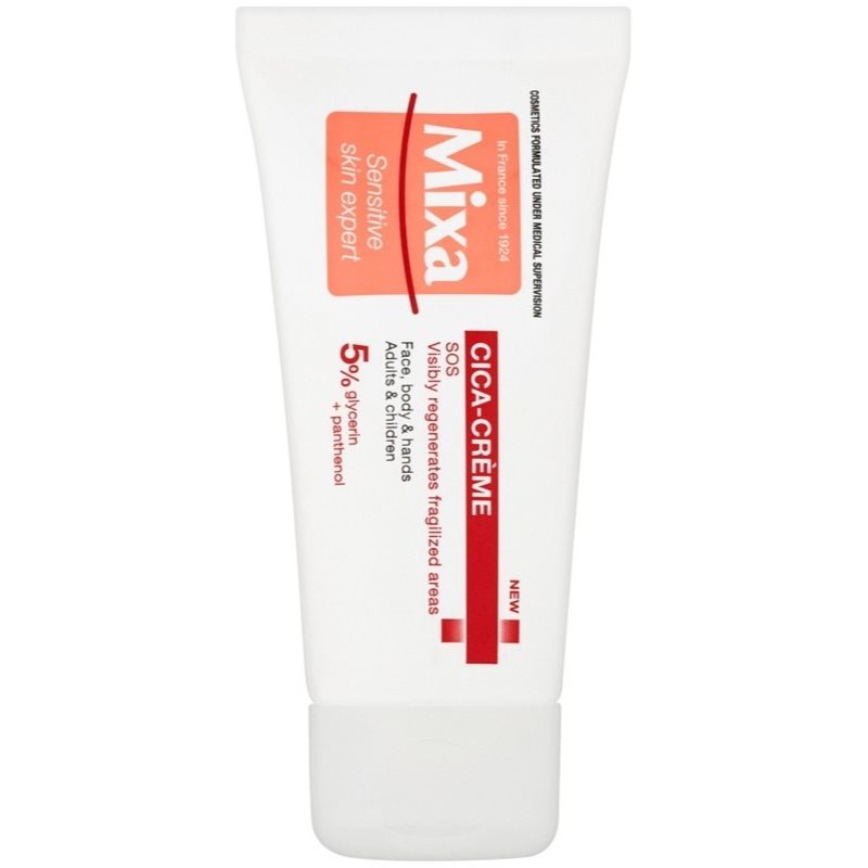 MIXA Cica SOS regenerační krém na tvář, ruce a tělo 50 ml