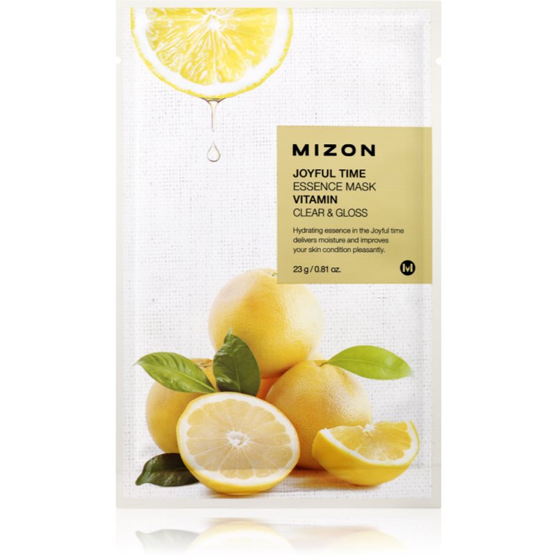 Mizon Joyful Time plátýnková maska s čisticím a osvěžujícím účinkem 23 g