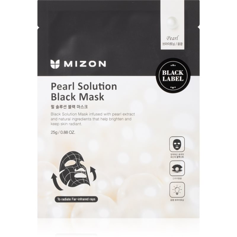 Mizon Pearl Solution озаряваща платнена маска 25 гр.