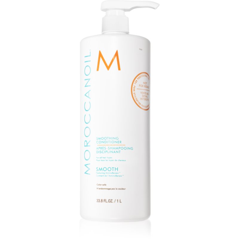 Moroccanoil Smooth възстановяващ балсам за изглаждане и подхранване на непокорна коса 1000 мл.