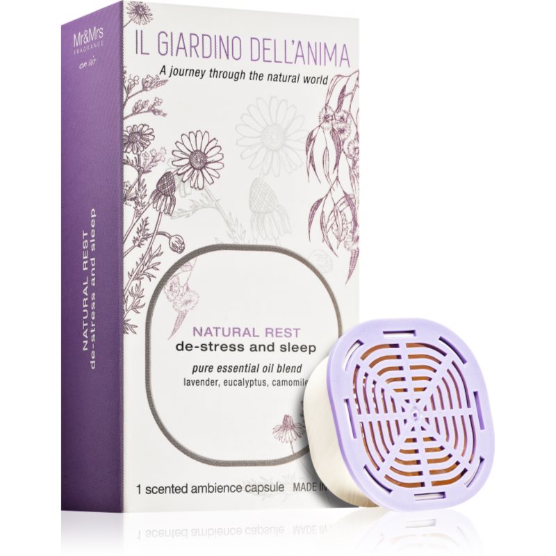 Mr & Mrs Fragrance Il Giardino Dell'Anima Natural Rest náplň do aroma difuzérů kapsle (De-stress and Sleep)