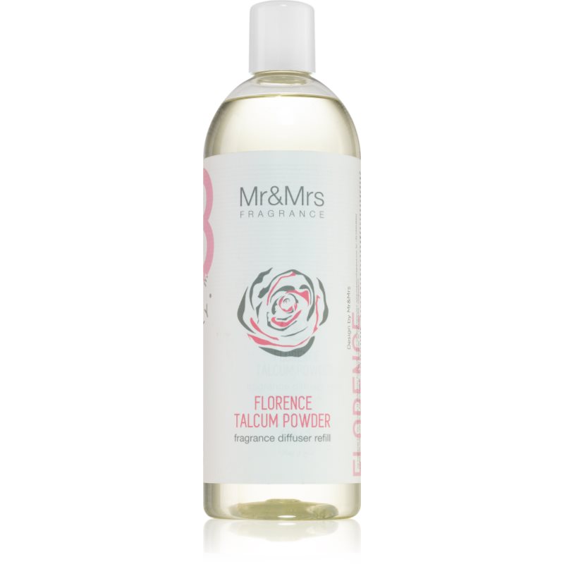 Mr & Mrs Fragrance Blanc Florence Talcum Powder náplň do aroma difuzérů 1000 ml