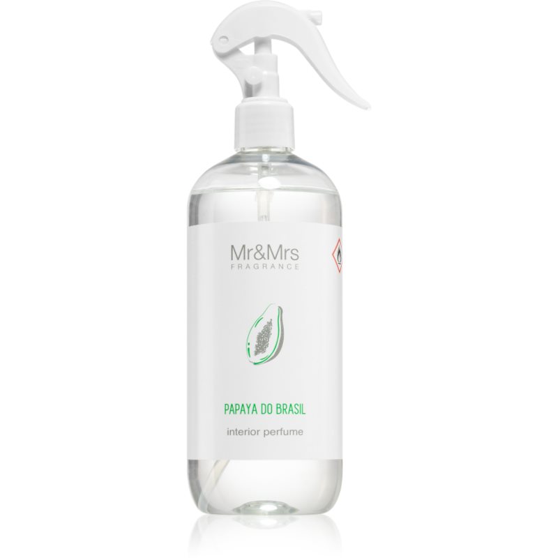 Mr & Mrs Fragrance Blanc Papaya do Brasil bytový sprej 500 ml