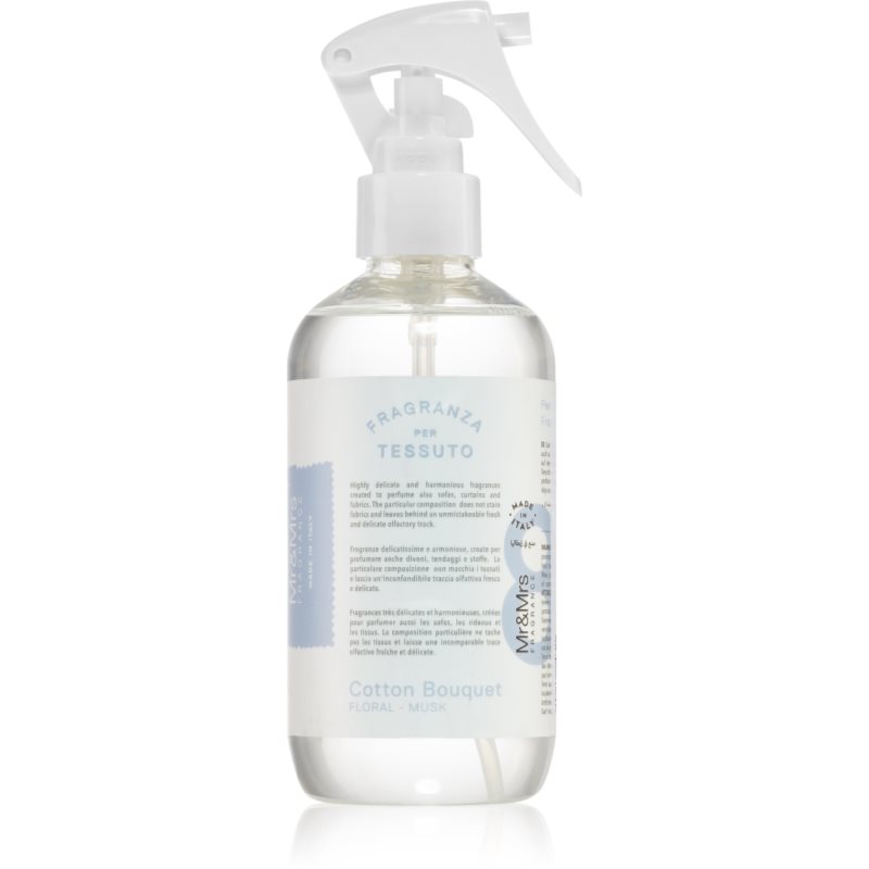 Mr & Mrs Fragrance Laundry Cotton Bouquet osvěžovač vzduchu a textilií 250 ml