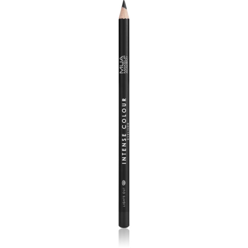 MUA Makeup Academy Intense Colour tužka na oči s intenzivní barvou odstín Lights Out 1,5 g
