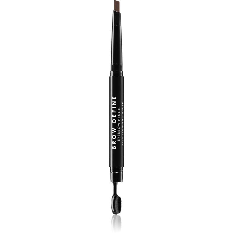 MUA Makeup Academy Brow Define молив за вежди  с четка цвят Dark Brown