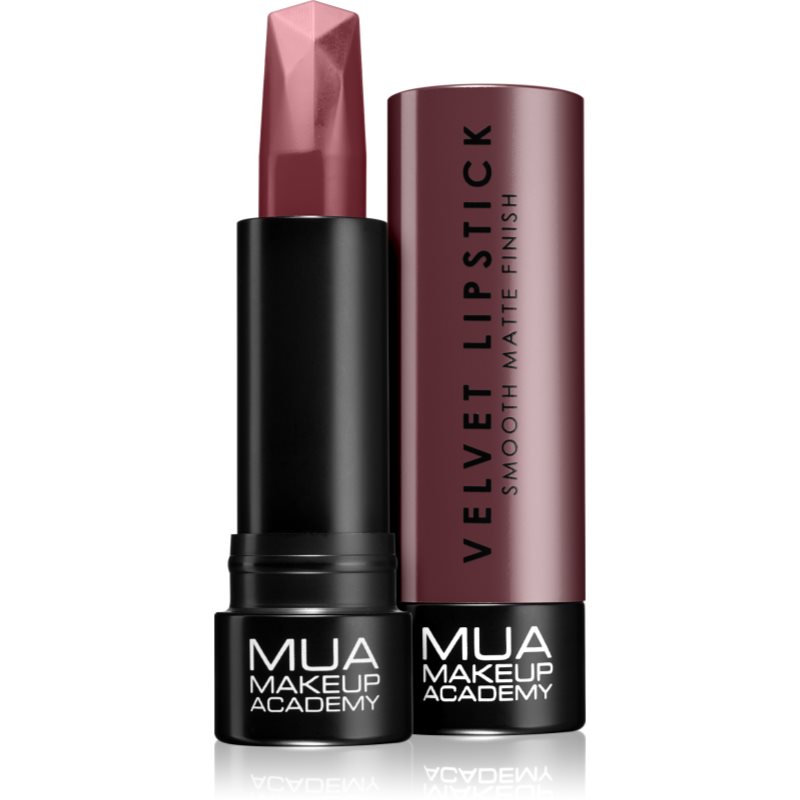 MUA Makeup Academy Velvet Matte матиращо червило цвят Diva 3,5 гр.