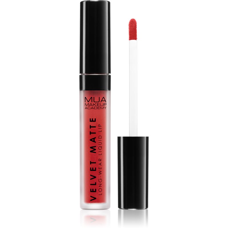 MUA Makeup Academy Velvet Matte matná tekutá rtěnka odstín Reckless 3 ml