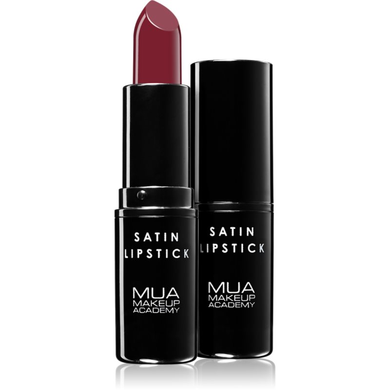 MUA Makeup Academy Satin saténová rtěnka odstín Déjà Vu 3,2 g