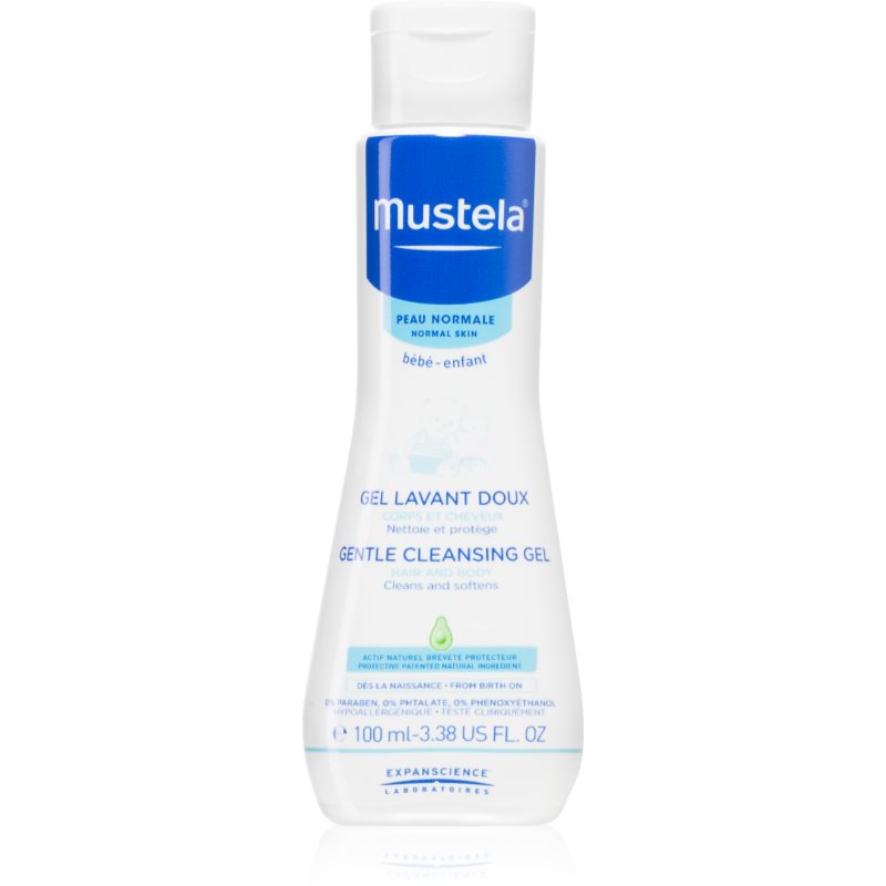 Mustela Bébé Bain tělový a vlasový mycí gel pro děti 100 ml