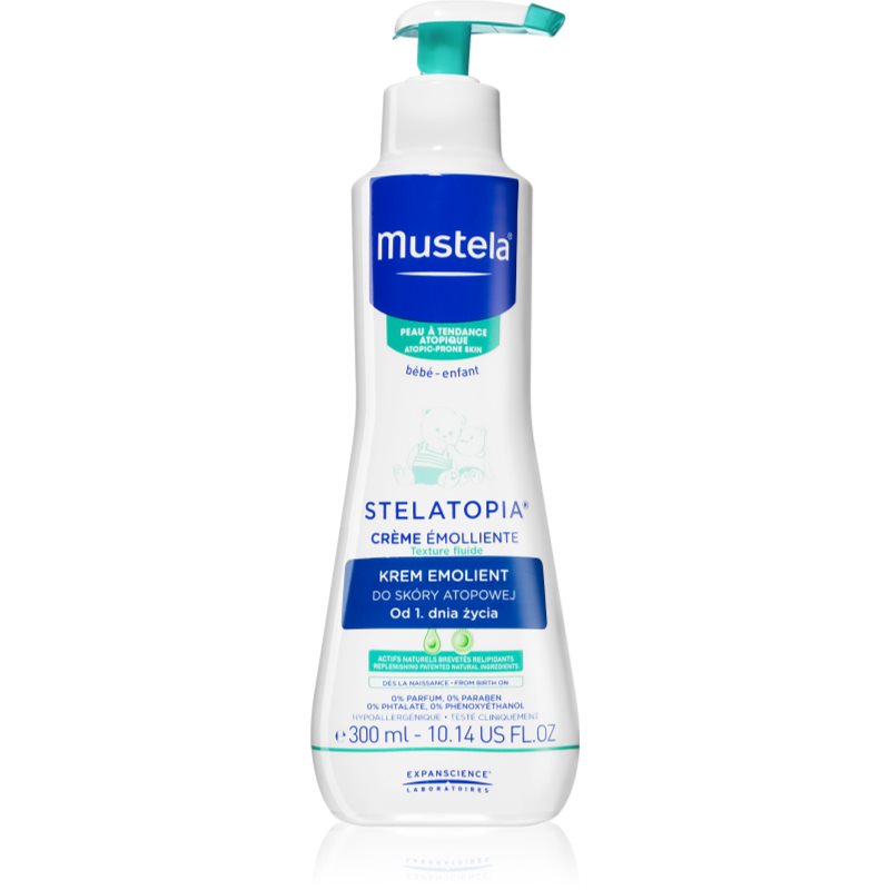 Mustela Bébé Stelatopia zvláčňující krém pro děti od narození 300 ml