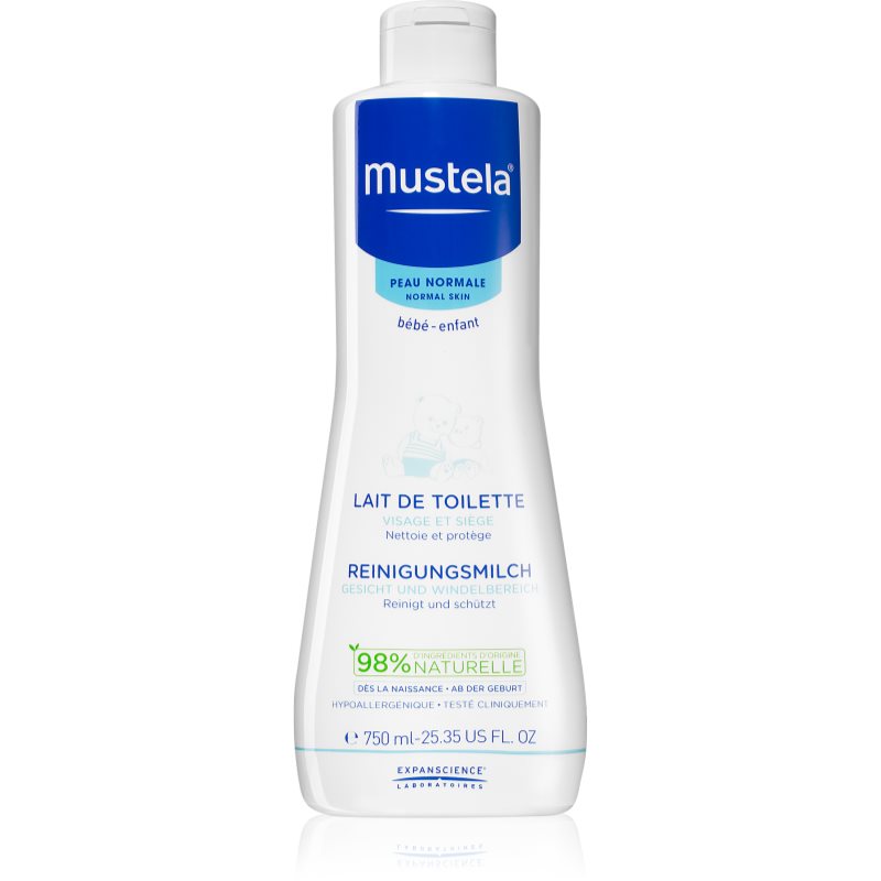 Mustela Bébé Toillete čisticí mléko pro děti 750 ml