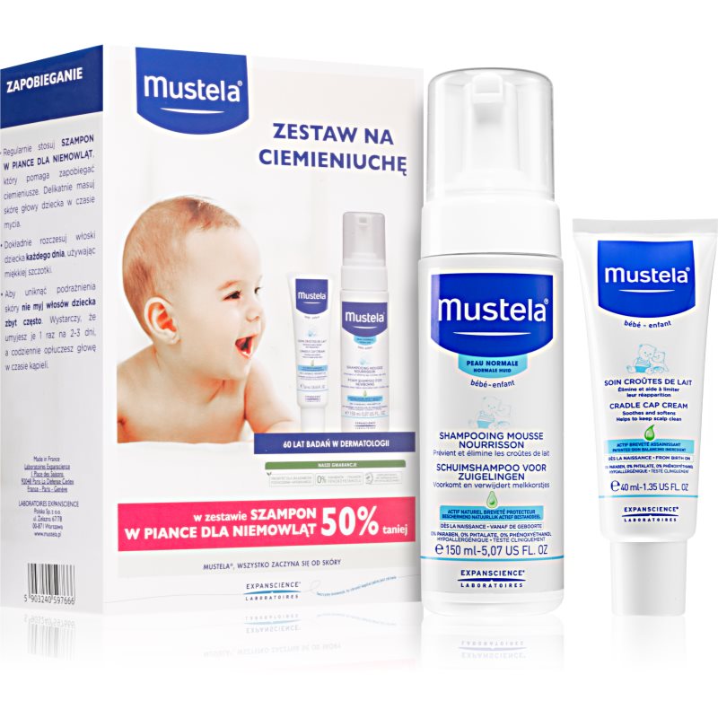 Mustela Bébé козметичен комплект (за деца от раждането им)