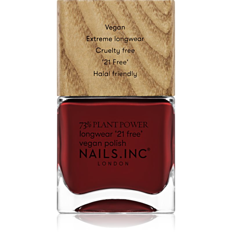 Nails Inc. Vegan Nail Polish dlouhotrvající lak na nehty odstín Swear By Salutation 14 ml
