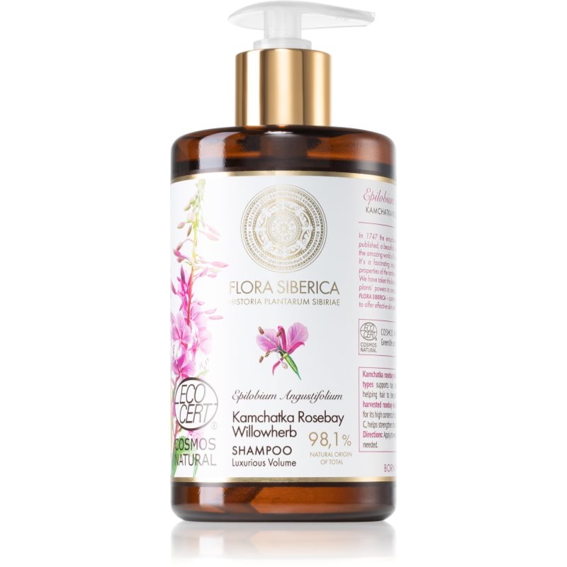 Natura Siberica Flora Siberica Kamchatka Rosebay Willowherb šampon pro objem 480 ml