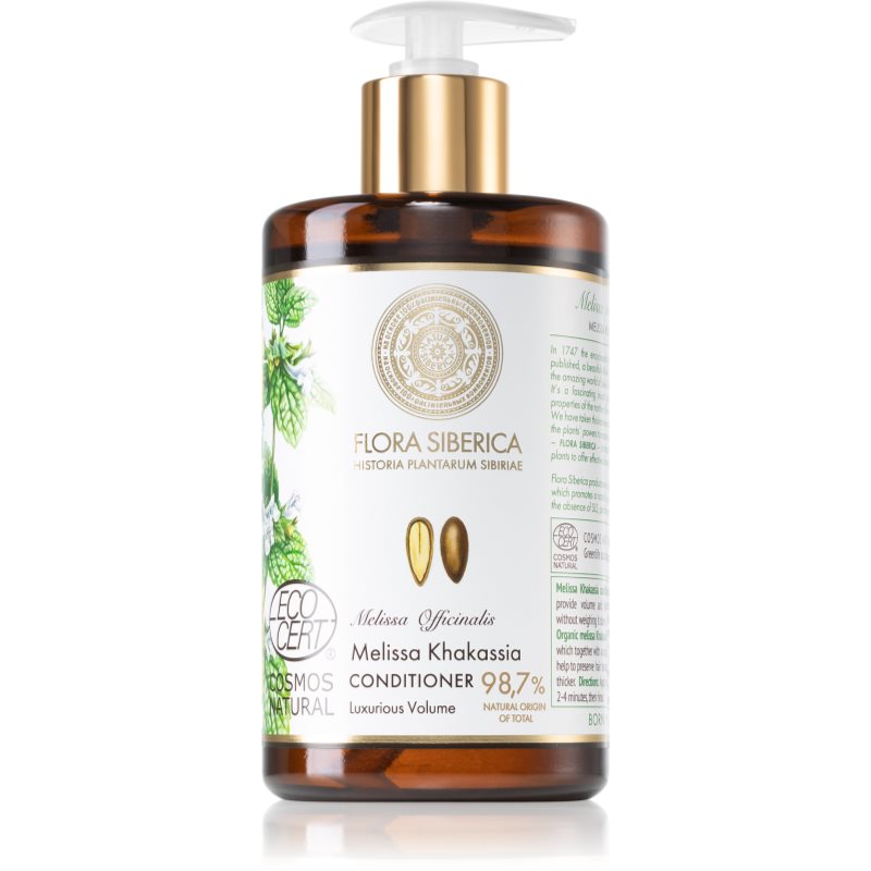 Natura Siberica Flora Siberica Melissa Khakassia kondicionér pro objem a pevnost 480 ml