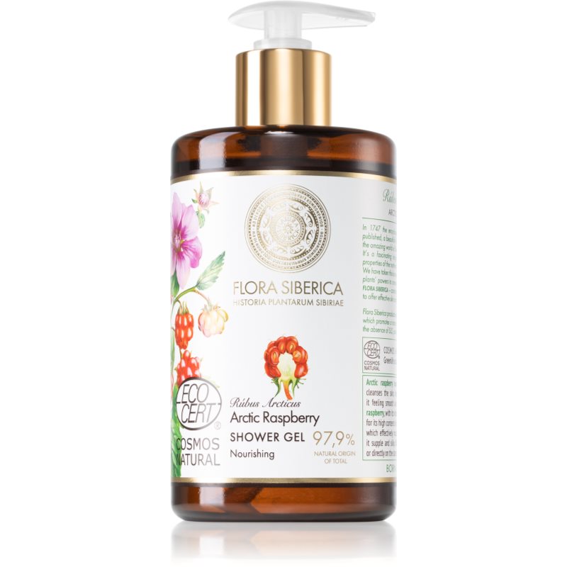 Natura Siberica Flora Siberica Arctic Raspberry vyživující sprchový gel 480 ml