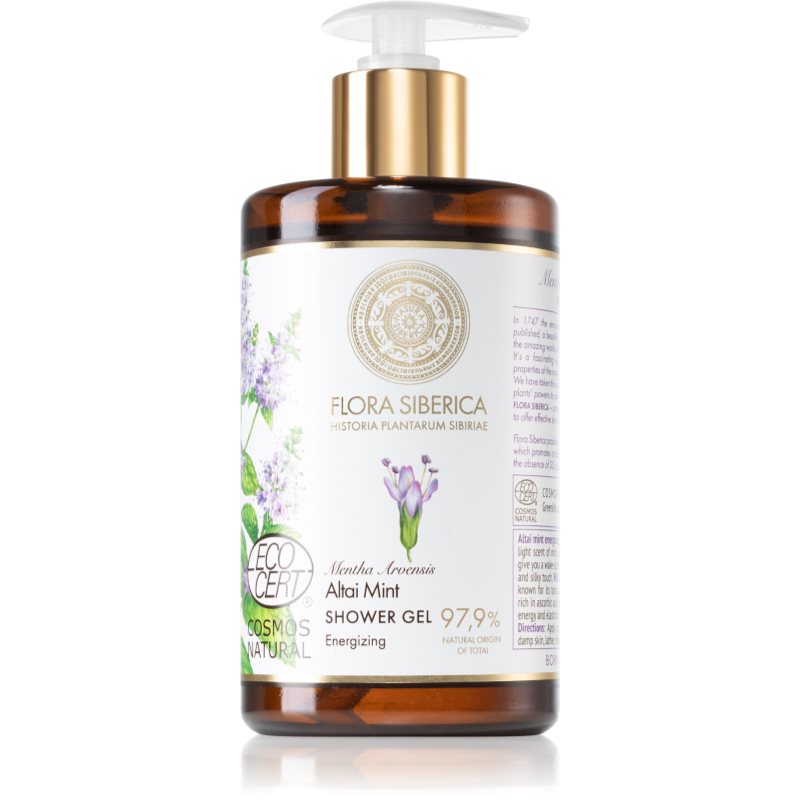 Natura Siberica Flora Siberica Altai Mint energizující sprchový gel 480 ml