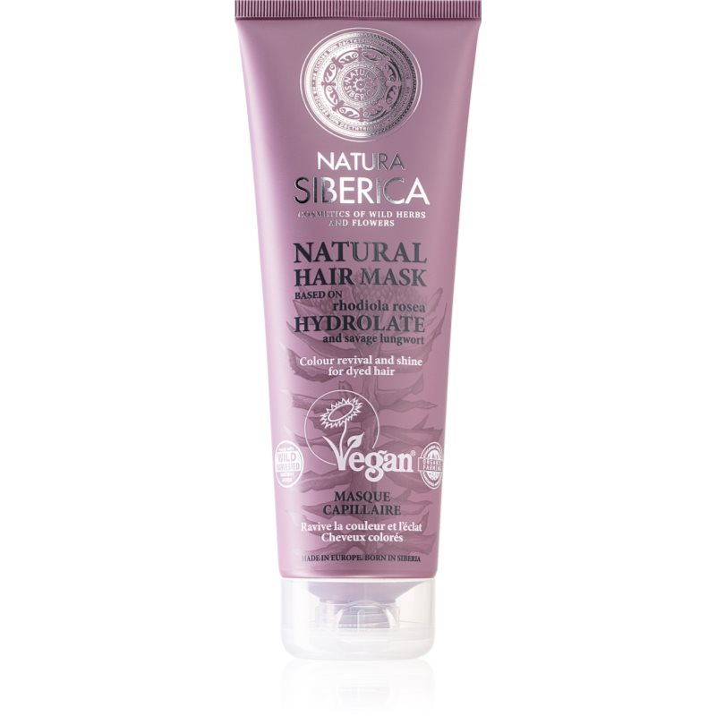 Natura Siberica Rhodiola Rosea revitalizační maska na vlasy pro barvené vlasy 200 ml
