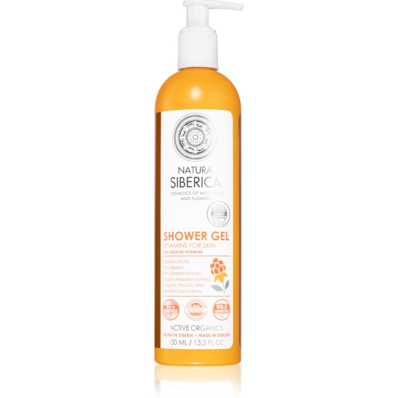 Natura Siberica Wild Herbs and Flowers vyživující sprchový gel 400 ml