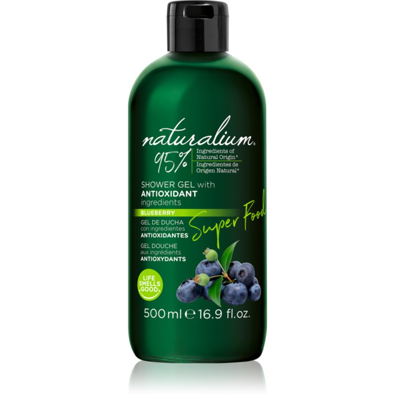 Naturalium Super Food Blueberry energizující sprchový gel 500 ml