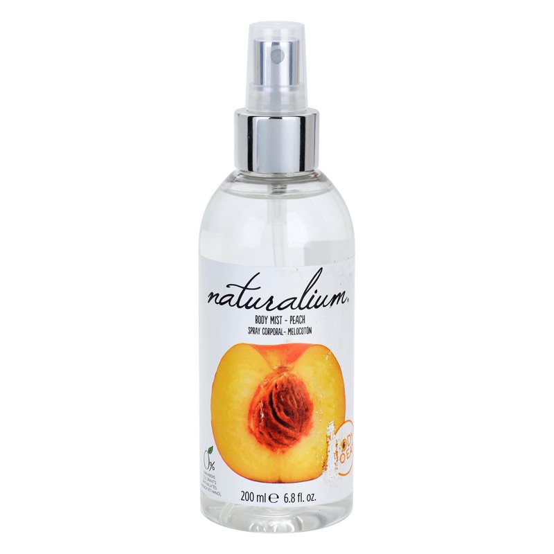 Naturalium Fruit Pleasure Peach освежаващ спрей за тяло 200 мл.