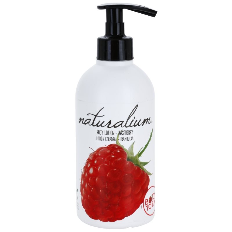 Naturalium Fruit Pleasure Raspberry vyživující tělové mléko 370 ml