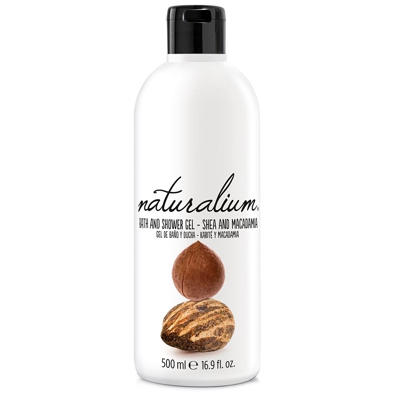 Naturalium Nuts Shea and Macadamia regenerační sprchový gel 500 ml