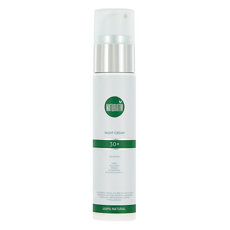 

Naturativ Face Care 30+ нічний крем проти перших ознак старіння шкіри