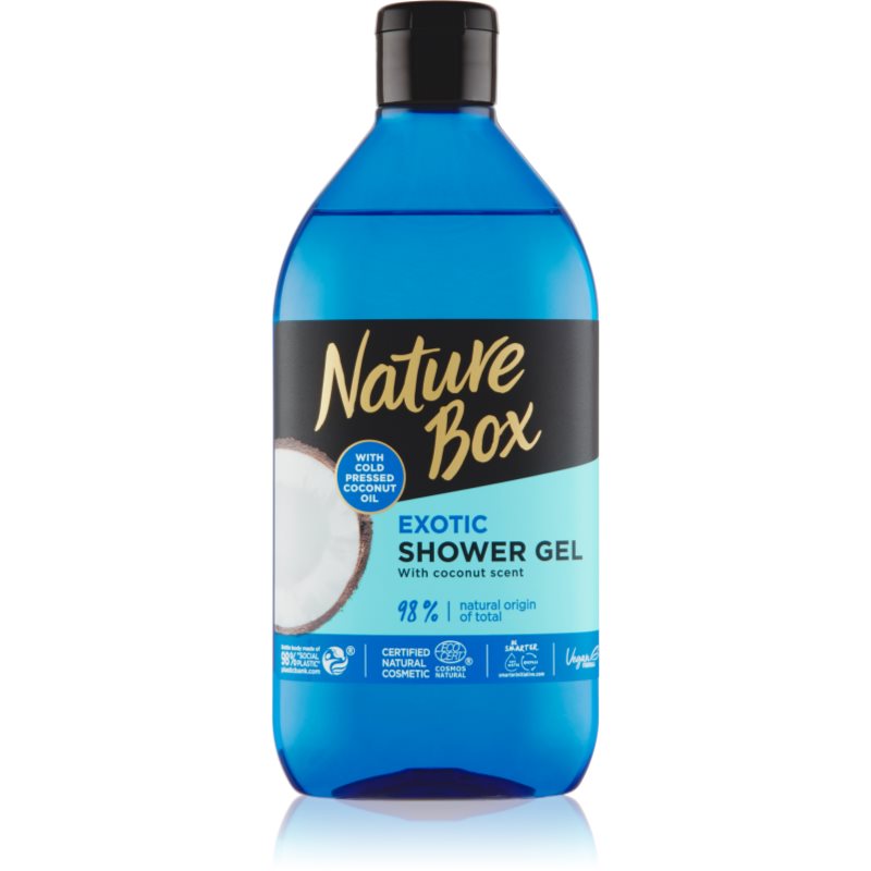 Nature Box Coconut osvěžující sprchový gel s hydratačním účinkem 385 ml