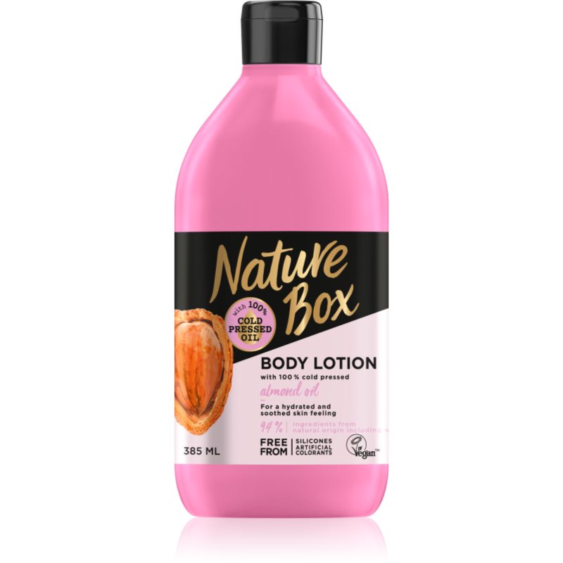 

Nature Box Almond зволожуюче молочко для тіла для чутливої шкіри