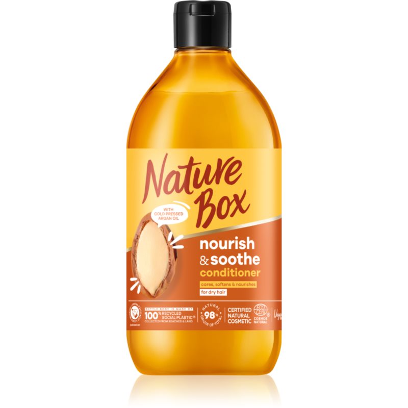 Nature Box Argan hloubkově vyživující kondicionér s arganovým olejem 385 ml