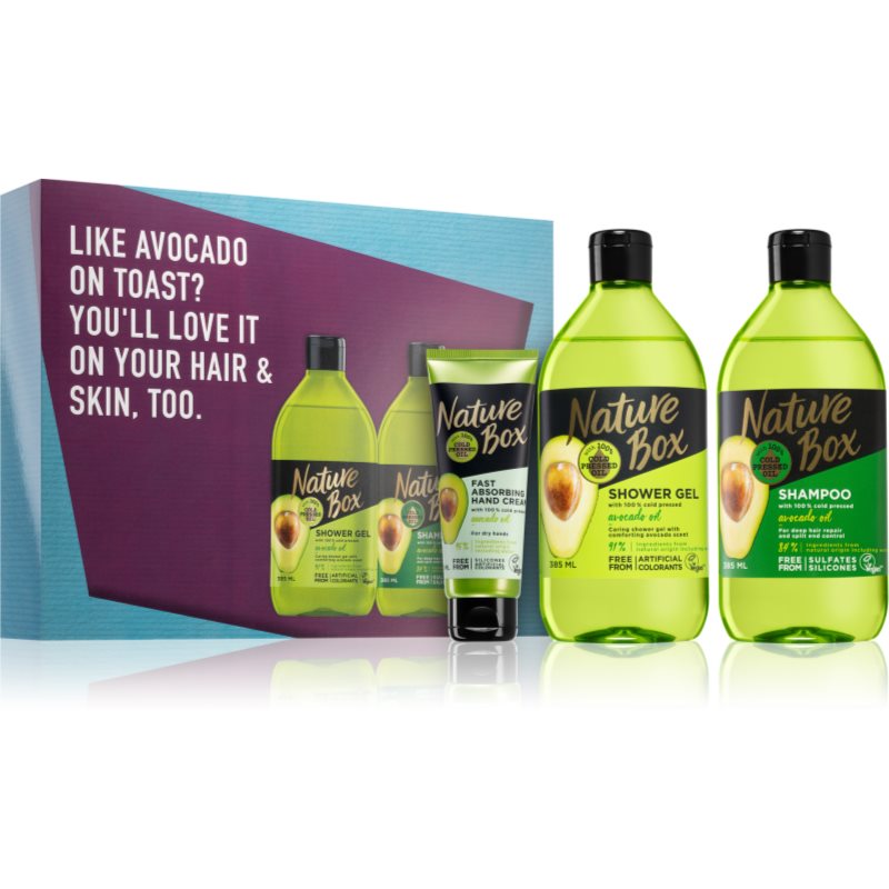 Nature Box Avocado dárková sada (na tělo a vlasy)
