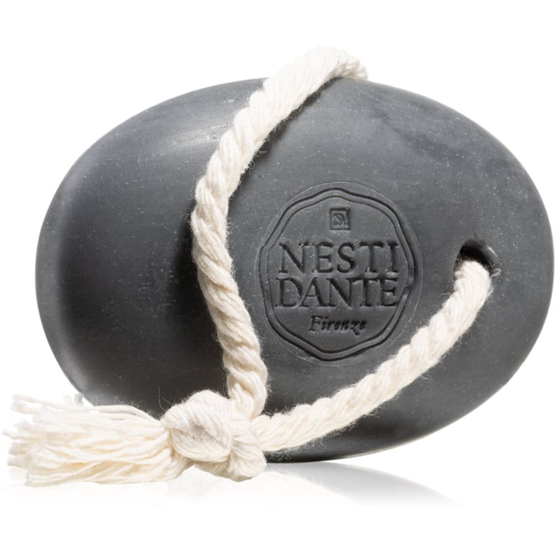Nesti Dante Luxury Black Body Cleanser on a Rope přírodní mýdlo 150 g