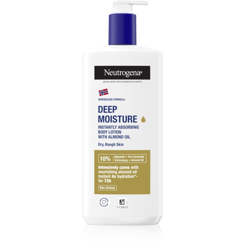 Neutrogena Norwegian Formula® Deep Moisture hloubkově hydratační tělové mléko s olejem 400 ml