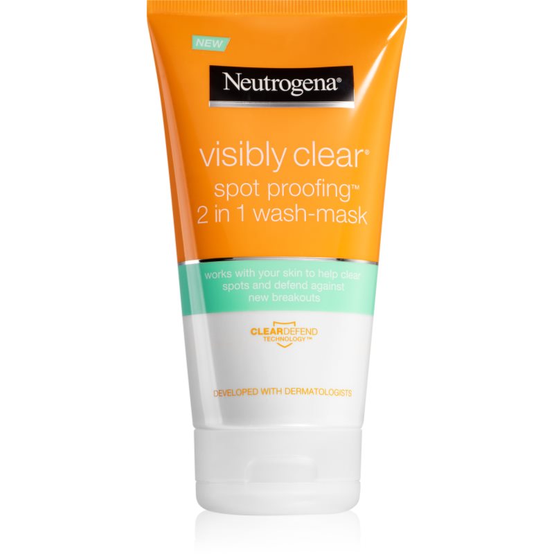 Neutrogena Visibly Clear Spot Proofing почистваща емулсия и маска 2 в 1 150 мл.