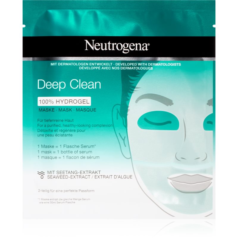 Neutrogena Deep Clean intenzivní hydrogelová maska pro hloubkové čištění 30 ml