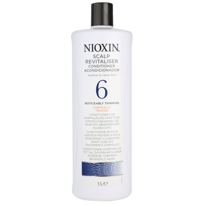 

Nioxin System 6 легкий кондиціонер для нормального, грубого та хімічно пошкодженого волосся з тенденцією до активного випадіння