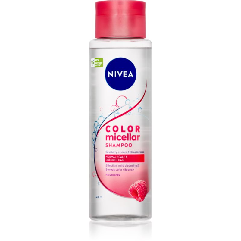 Nivea Pure Color Micellar Мицеларен шампоан за боядисана коса 400 мл.