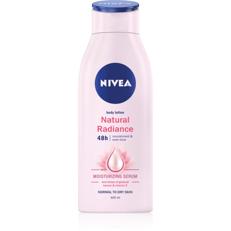 Nivea Natural Radiance tělové mléko s efektem lehkého opálení 400 ml