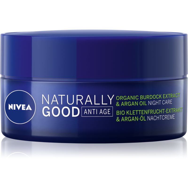 Nivea Naturally Good noční krém proti prvním vráskám 50 ml