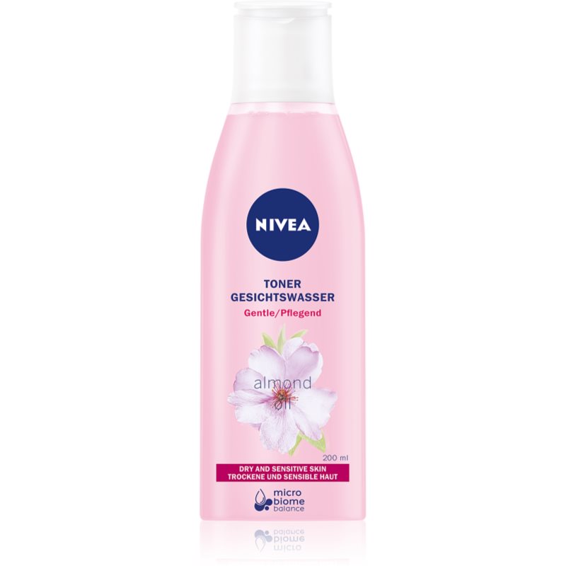 Nivea Aqua Effect успокояваща почистваща вода за лице за чувствителна и суха кожа 200 мл.