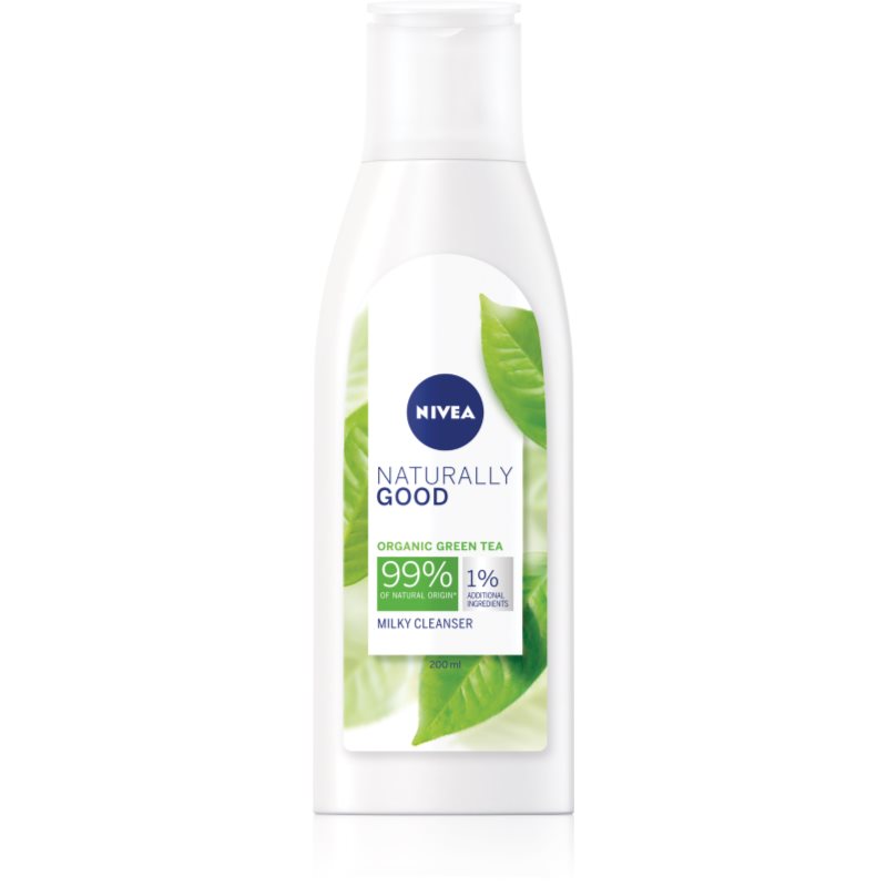 Nivea Naturally Good почистващо мляко за тяло 200 мл.