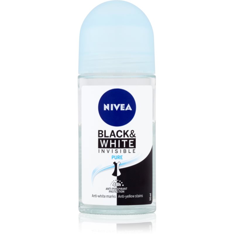 

Nivea Invisible Black & White Pure кульковий антиперспірант