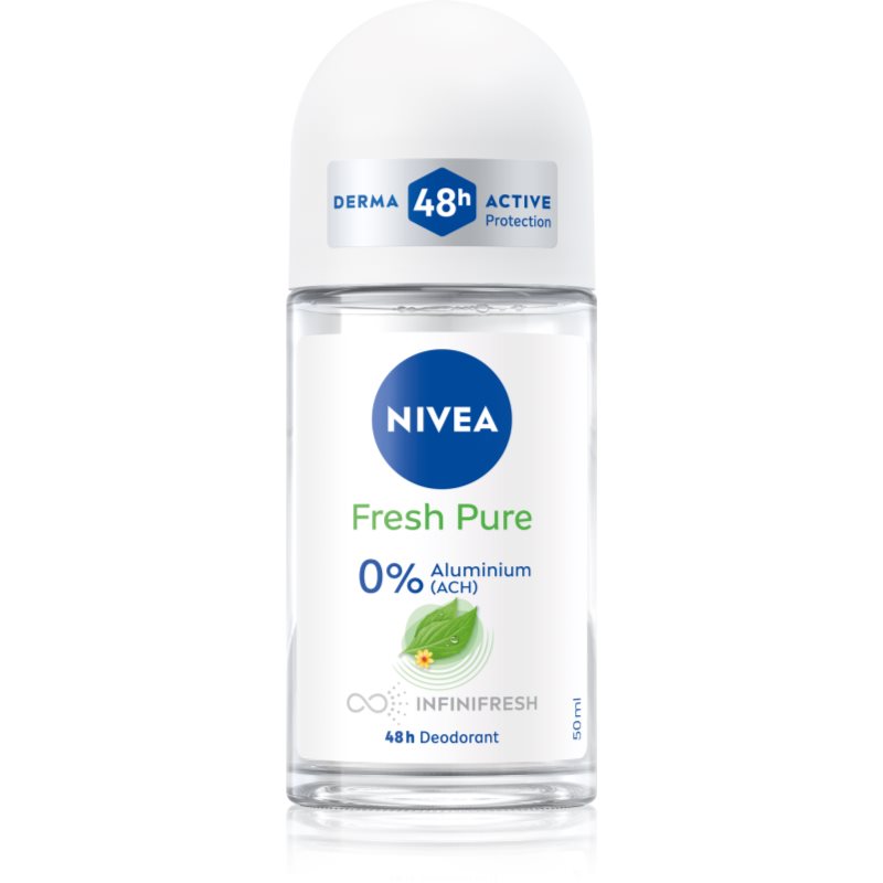 Nivea Pure & Natural deodorant roll-on 48h 50 ml