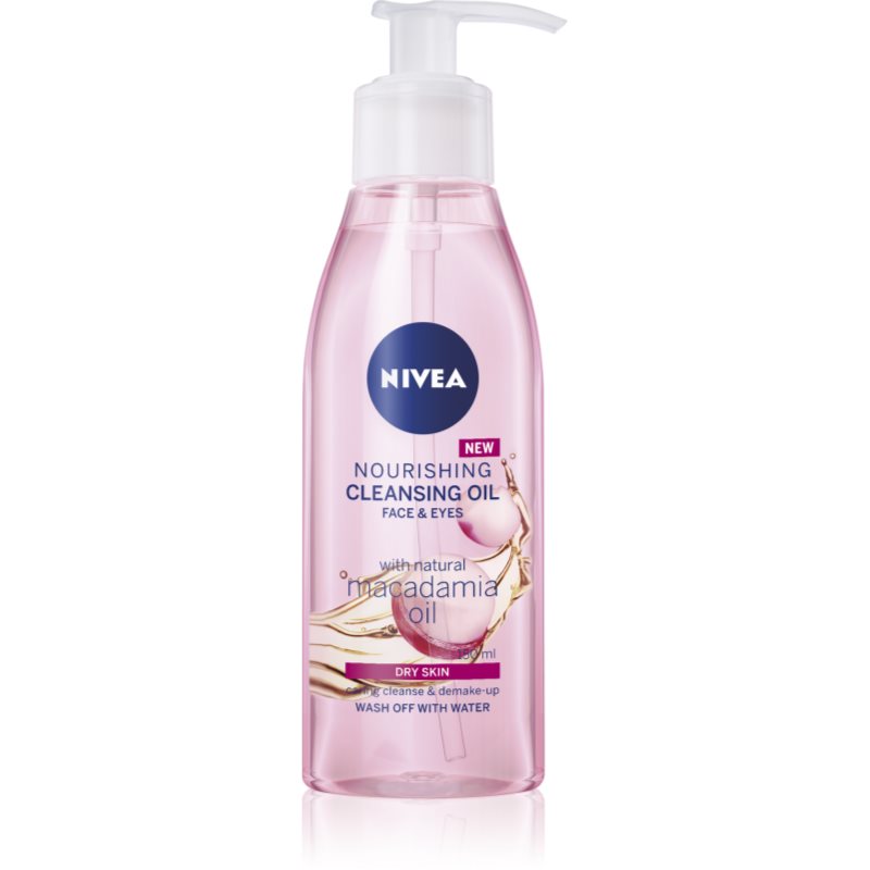 Nivea Cleansing Oil Nourishing Macadamia vyživující čisticí olej pro suchou pleť 150 ml