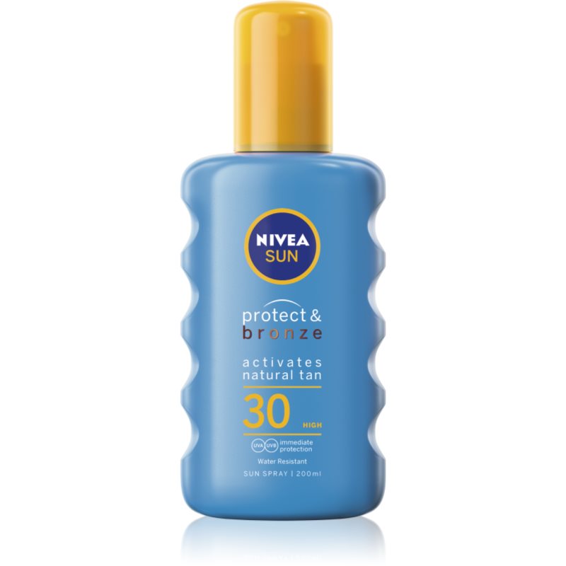 Nivea Sun Protect & Bronze intenzivní sprej na opalování SPF 30 200 ml