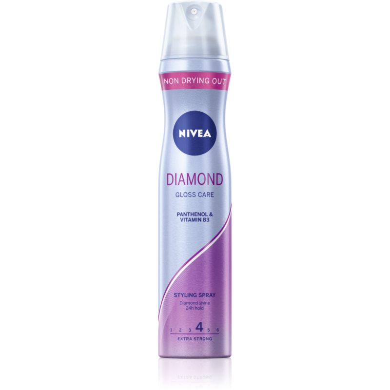 Nivea Diamond Volume лак за коса за обем и блясък 250 мл.